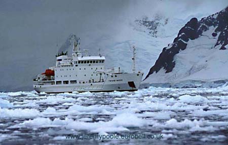 Mikheev among the Ice floes